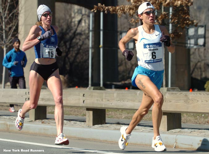 Sylvia Mosqueda leads Jenny Crain.