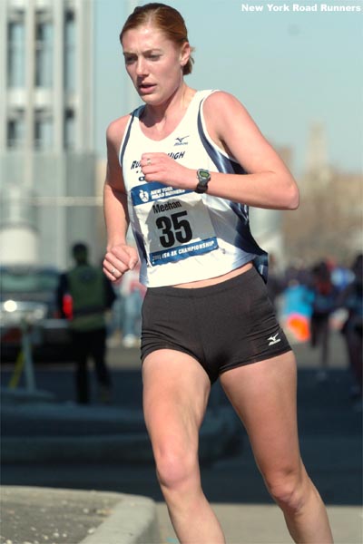 Meehan grew up in Brick, New Jersey, and ran for the University of Virginia.