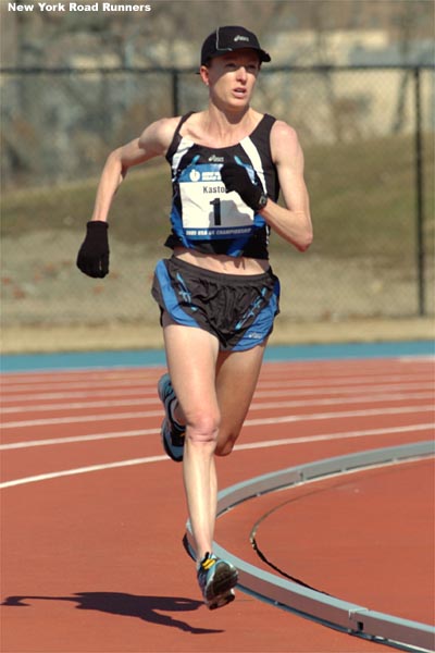 ...that she was going to be very close to Lynn Jennings' American record of 25:02. Though she had the victory sealed up...