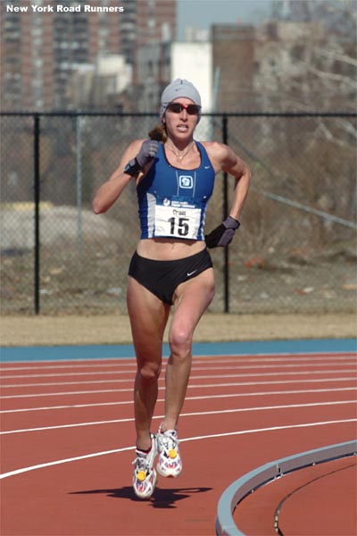 Jenny Crain had caught up to Carrie Tollefson by the 5K mark...