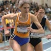 Mary Thane and Marge Bellisle at the start of the race.