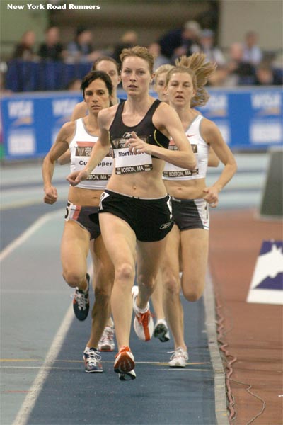 Amy Mortimer took the early pace.