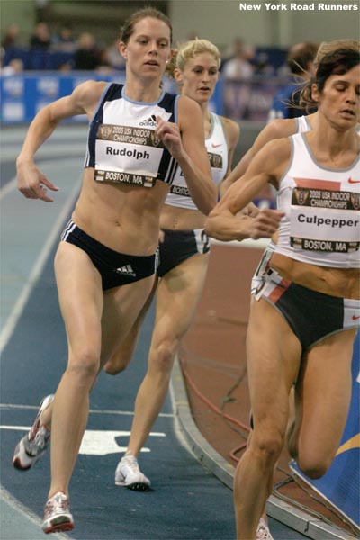 Rudolph, a 1996 and 2000 U.S. Olympian, just missed making the 2004 Olympic team in the 5,000 and 1,500.