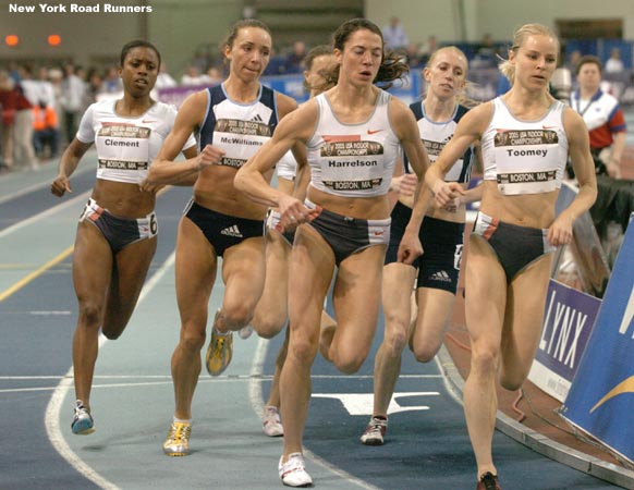 The women's 1,500 was held as a straight final, with no preliminary rounds.