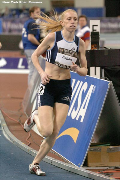 Another former NCAA champion, Heather Sagan Zealand.