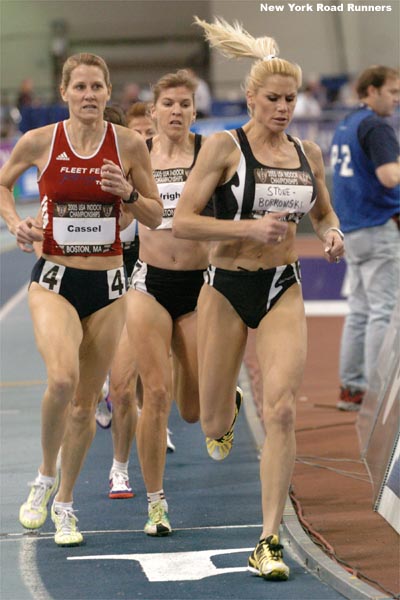 Catherine Stone-Borkowski leads Terri Cassel and Sheri Wright.