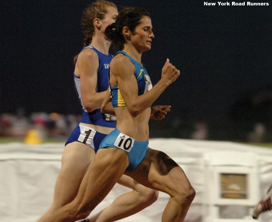 Shayne Culpepper was in the same boat as Tollefson - she had finished fourth in the 5,000 and would only be on the World team if Lauren Fleshman didn't get her 