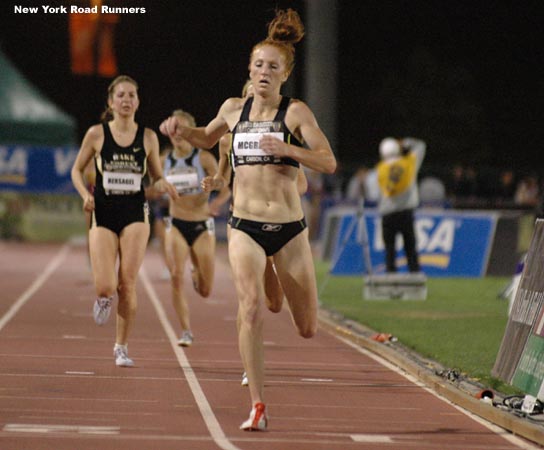 Russell crossed the line second in 31:35.25. Both hit the World Champs 