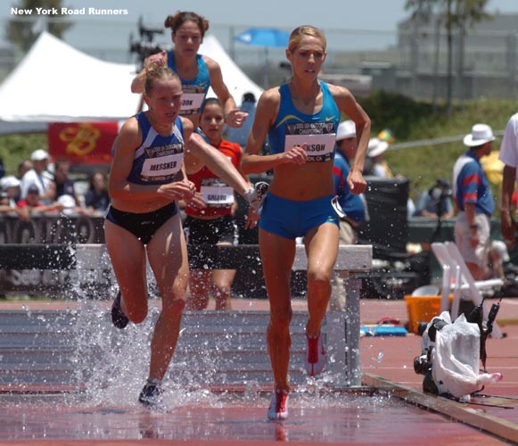 ...so her return to good form marked excellent timing. With about 550 meters to go, Jackson led Carrie Messner, Briana Shook, and Lisa Galaviz. Only three would make the World Championship squad.