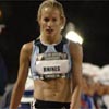 Jen Rhines finished third in 31:37.20 and also qualified for the World Championships. Deena Kastor finished fourth in 31:45.08 and will have to skip the World Championships.