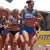 As she almost always does, Briana Shook took the lead immediately in the 3,000m steeplechase final. This steeplechase race was a big moment for women's running.