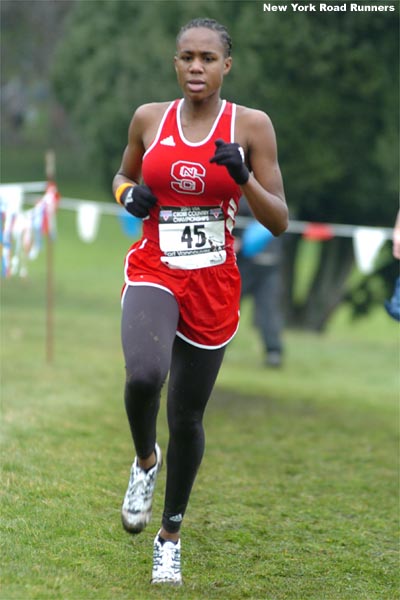 Angelina Blackmon finished 208th at the NCAA Championships in November. Just getting to the meet as a freshman is a big accomplishment.