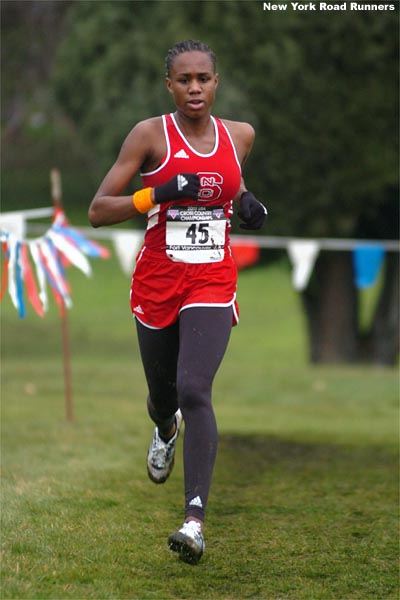 Angelina Blackmon finished 17th in 23:26.0.