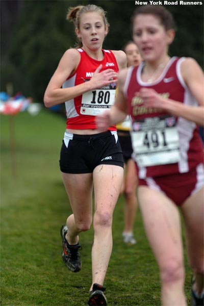 Kinsey Farren, 16, of the Metroplex Striders (who won the team title) finished 24th in 24:04.3.