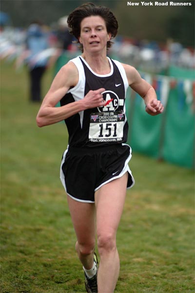 Audrey O'Brien, 45, finished fourth in her age group in 34:40 and sixth overall.