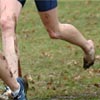 BYU freshman Heidi Magill lost her left shoe sometime during the first half of the race, but continued to run well.