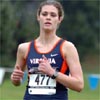 Virginia freshman Emily Harrison.