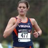 Virginia freshman Emily Harrison.