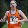 Syracuse freshman Liz Cufari, 18, finished 16th in 23:23.2.