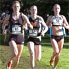 L-R: Amy Mortimer, Missy Buttry, and Kelly Strong run 5-6-7.