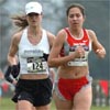 Erin Sullivan leads Colleen Stroud.