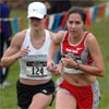 Erin Sullivan (right) leads Colleen Stroud.