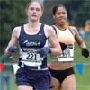 Megan Daly of the Impala Racing Team leads former American University star Samia Akbar.