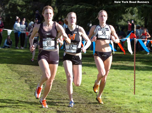 L-R: Amy Mortimer, Missy Buttry, and Kelly Strong run 5-6-7.