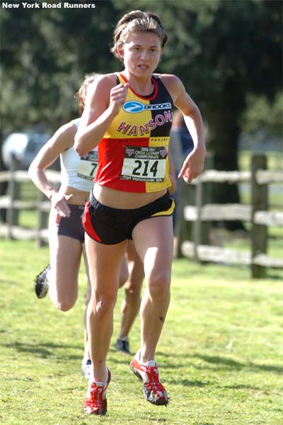 Sabrina Monro, who finished 10th in the 8K race the previous day.