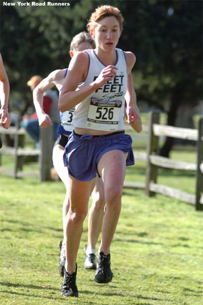 Trish Nervo, who finished 14th in the 8K the previous day.