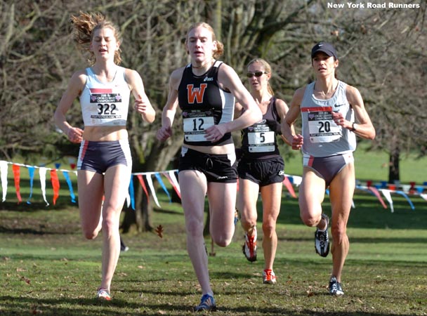 L-R: Lauren Fleshman, Missy Buttry, Blake Russell, and Shayne Culpepper occupy places 2-5.