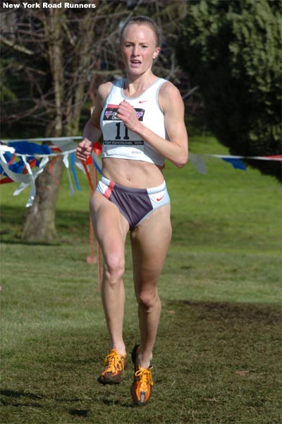 With about 600 meters to go, Shalane Flanagan looked like she would be very hard to catch.