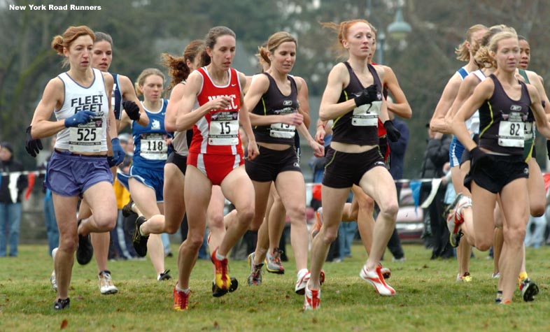 #525 Trish Nervo, #15 Kathy Newberry, #75 Melissa Cook (formerly Gulli), #2 Katie McGregor, and #82 Blake Russell.