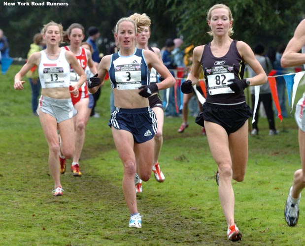 De Reuck won the race, Russell led most of the way, and Rhines outkicked Russell for the third spot on the team.