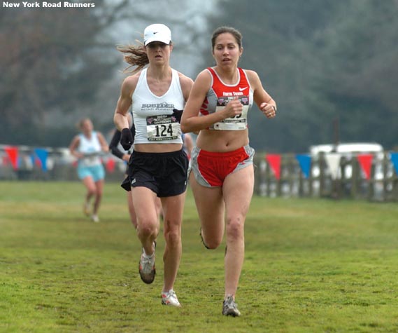 Erin Sullivan leads Colleen Stroud.