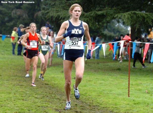 Chelsea Smith, a two-time NCAA DII XC Champion for BYU-Hawaii who recently transferred to BYU's Provo, Utah, campus.