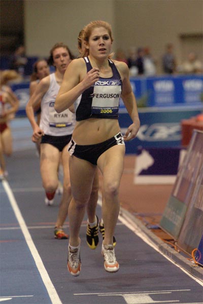 ...but the others, including Lindsay Ferguson, had the advantage of having someone to chase.