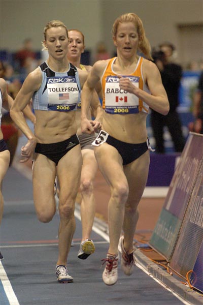 Babcock leads Tollefson.