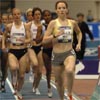 Former Georgetown runner Colleen Kelly was the designated rabbit in the mile.