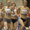 Courtney Babcock leads Katie McGregor.