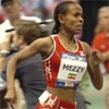 After clicking off a series of 35 second laps, Meseret Defar ran her last three laps...