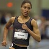 Nikeya Green gets ready for the 800 meter final.