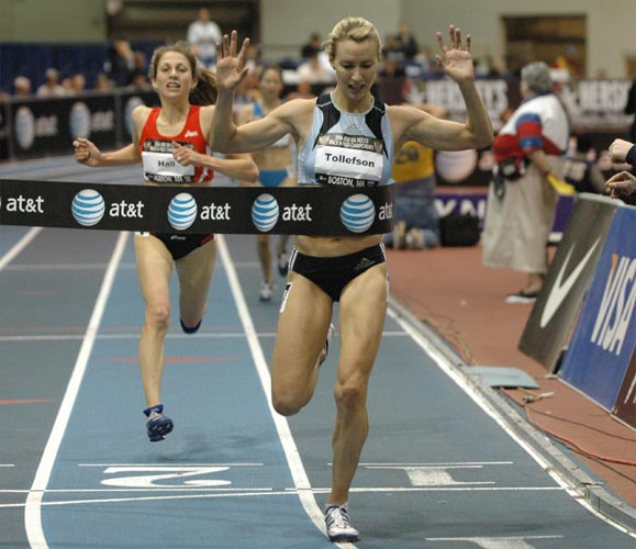 Tollefson also won the 4K at the USA Cross Country Championships last weekend. Hall and Tollefson now have the option of competing at both the World Indoor meet and the World XC Championships.