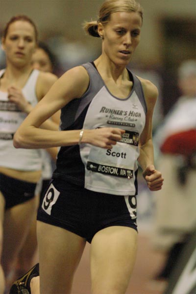 Sascha Scott, who is a volunteer assistant coach at Rutgers and was an NCAA DIII All-American in the 400 hurdles in 1996 and 1997.