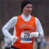 Andrea Ostrowski, 41, of the Central Park Track Club.