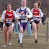 L-R: Samantha Means, Tori Tyler, and Kinsey Farren. Means and Farren both run for the Dallas-based Metroplex Striders.