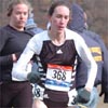 Kathy Newberry, 27, of Williamsburg, Virginia, leads a group of runners.