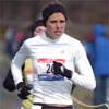 Former University of Colorado star Sara Slattery runs in third place.