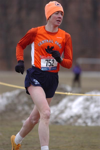 Stacy Creamer, 46, of the Central Park Track Club.