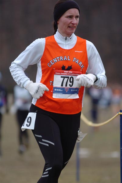 Andrea Ostrowski, 41, of the Central Park Track Club.